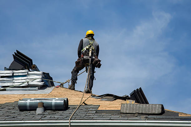 Professional Roofing technician working in New Hampton, NY